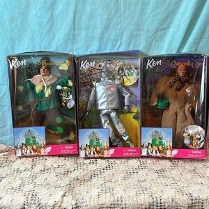 WIZARD of OZ BARBIE LOT of 3 (1999) NIB UNOPENED/ Box Damage